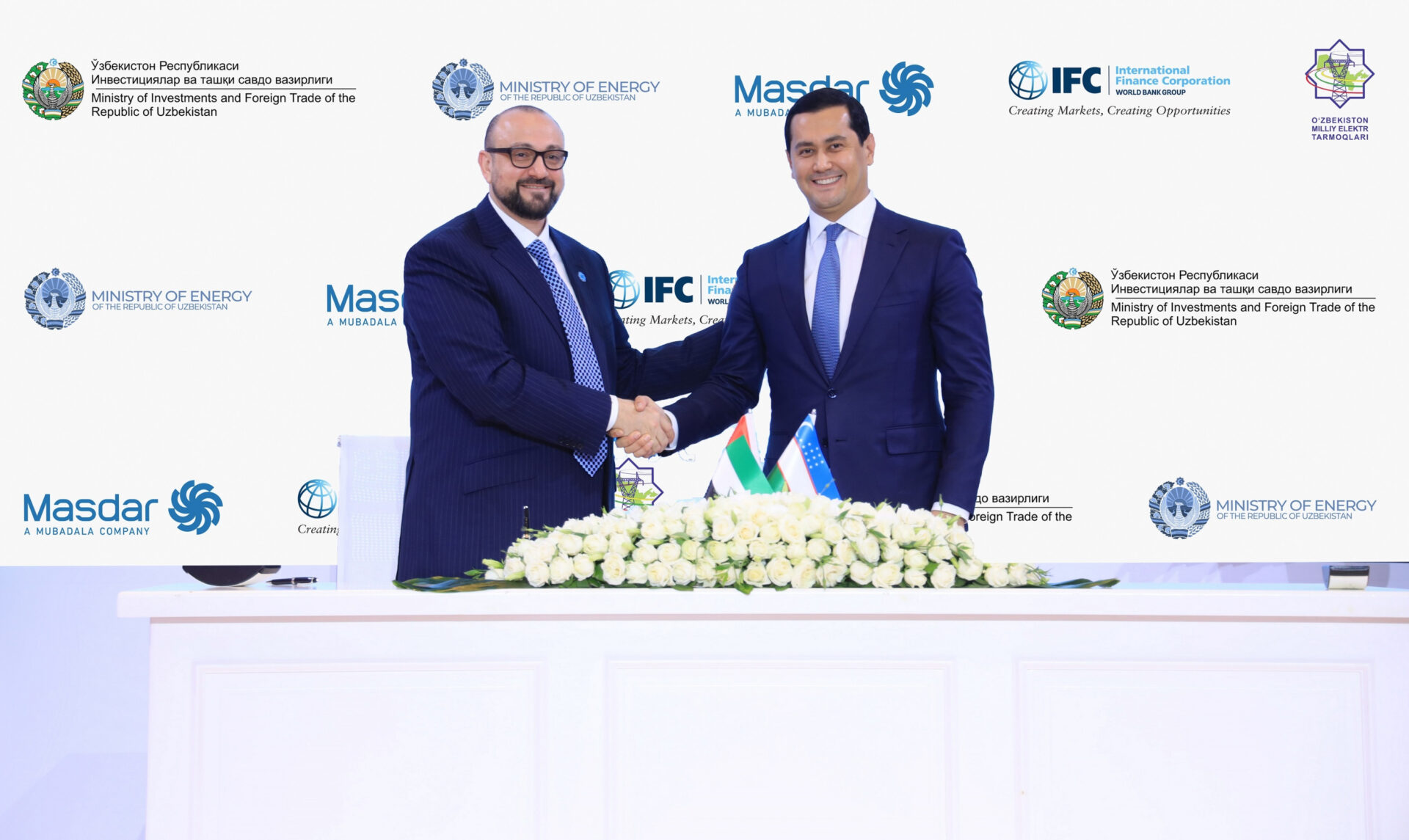 Компания Masdar из ОАЭ будет развивать солнечные проекты мощностью 440 МВт в Узбекистане