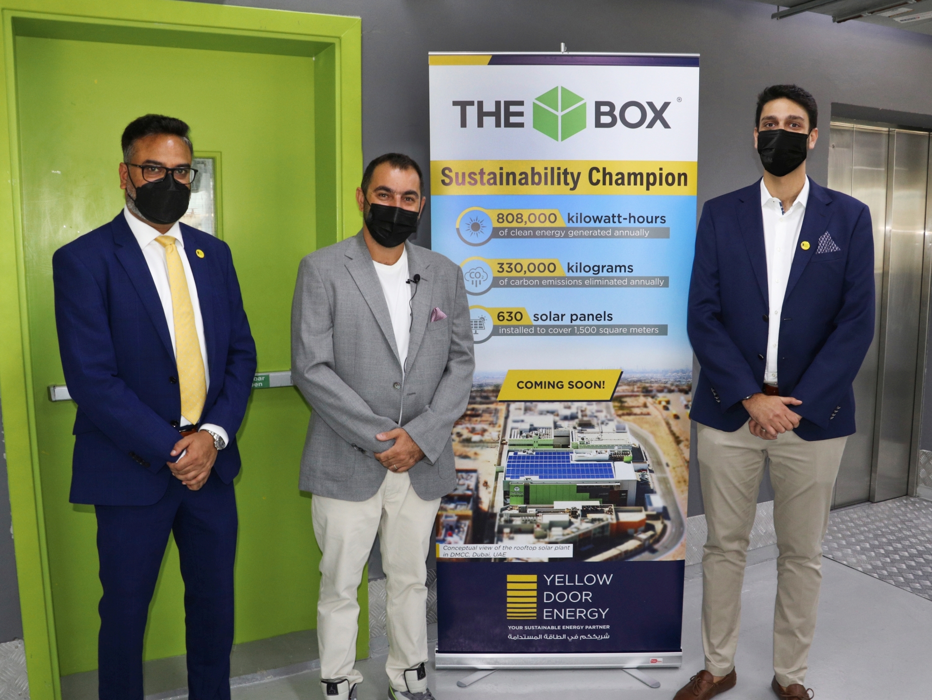 Компания The Box Self Storage выбрала Yellow Door Energy в качестве партнера по солнечной энергии для своего ультрасовременного складского комплекса в Дубае Компания The Box Self Storage выбрала Yellow Door Energy в качестве партнера по солнечной энергии для своего ультрасовременного складского комплекса в Дубае