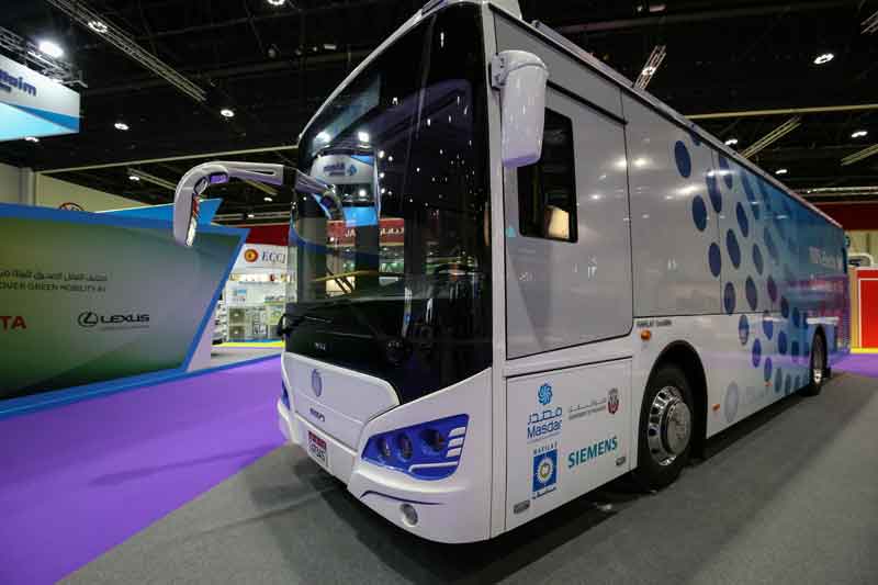Masdar представляет полностью электрический автобус Eco-Bus местного производства