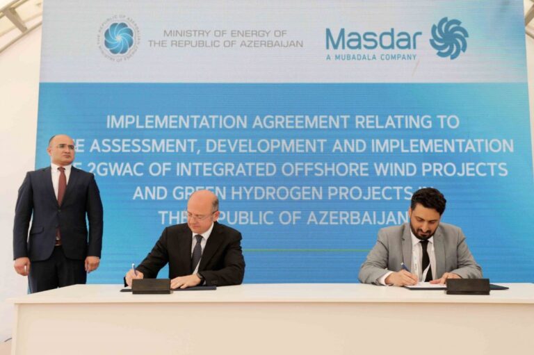 Masdar разработает до 10 ГВт возобновляемых источников энергии Мегапроекты в Азербайджане