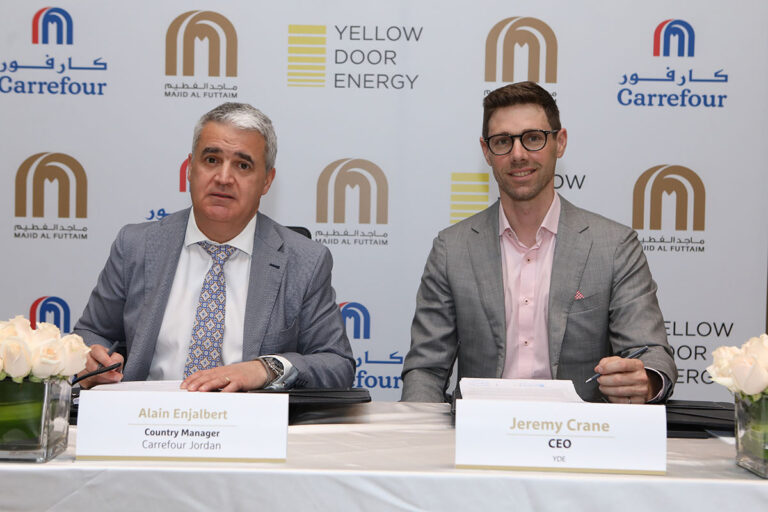 ОАЭ Yellow Door Energy и Majid Al Futtaim сотрудничают в поставке солнечной энергии в магазины Carrefour в Иордании