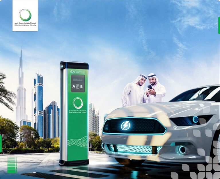 DEWA повышает экологическую мобильность благодаря инициативе Зеленая зарядка EV, которая включает в себя более 530 пунктов зарядки в Дубае